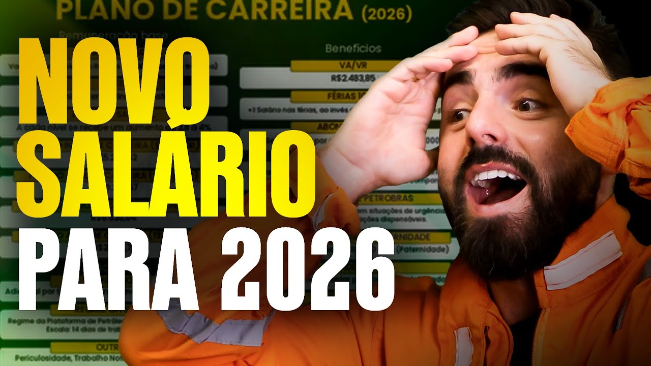 QUANTO GANHA QUEM TRABALHA NA PETROBRAS EM 2026?