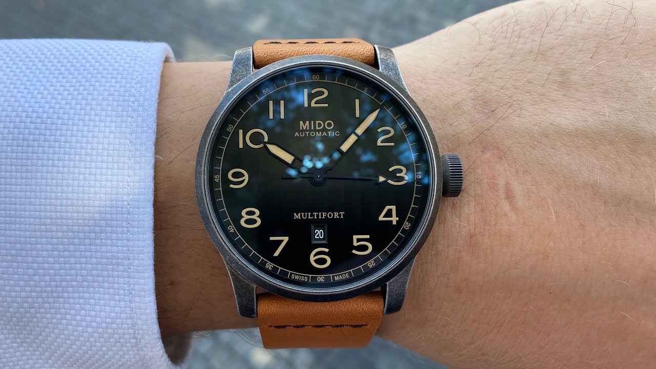 Mido Multifort 44 Escape Horween special edition