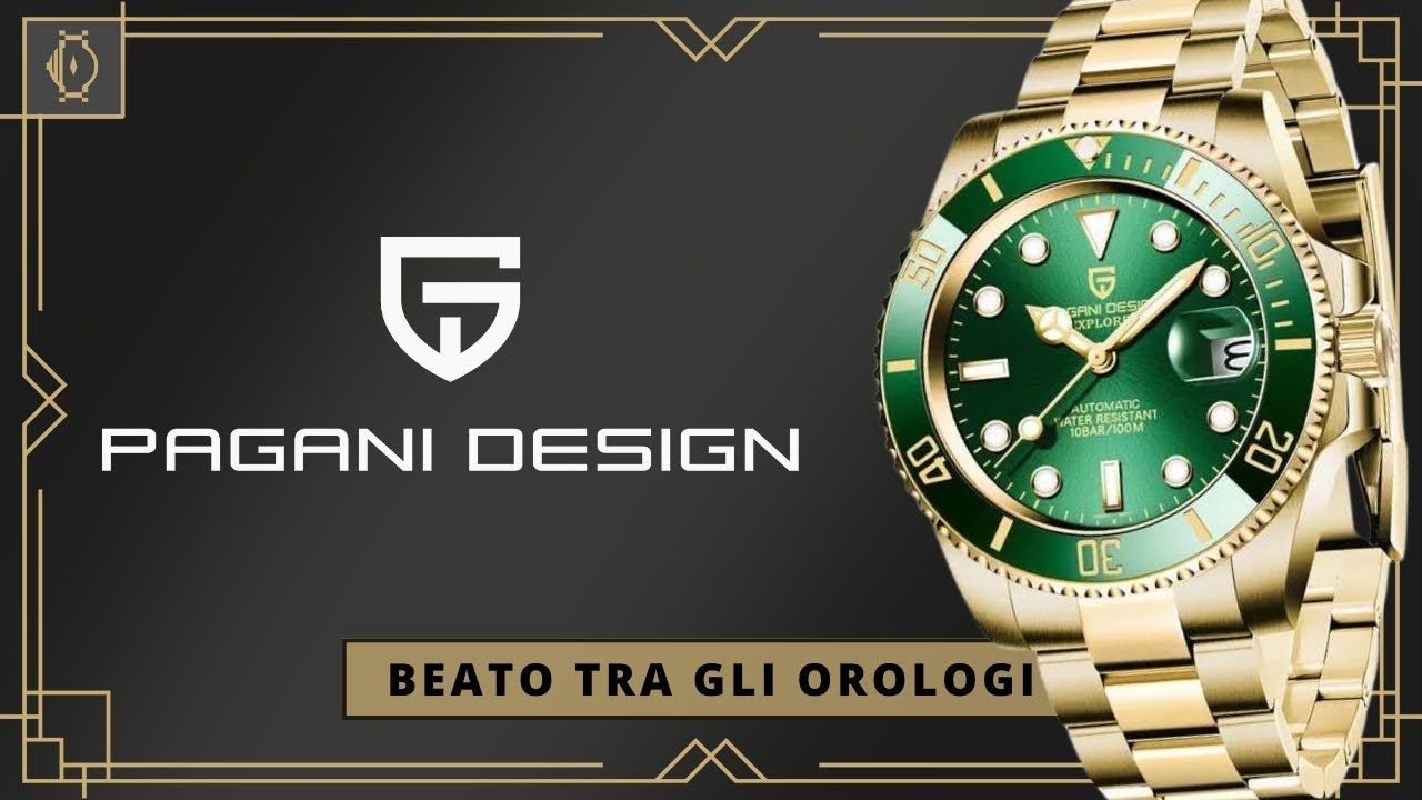C'è un po' di Rolex in questi PAGANI DESIGN