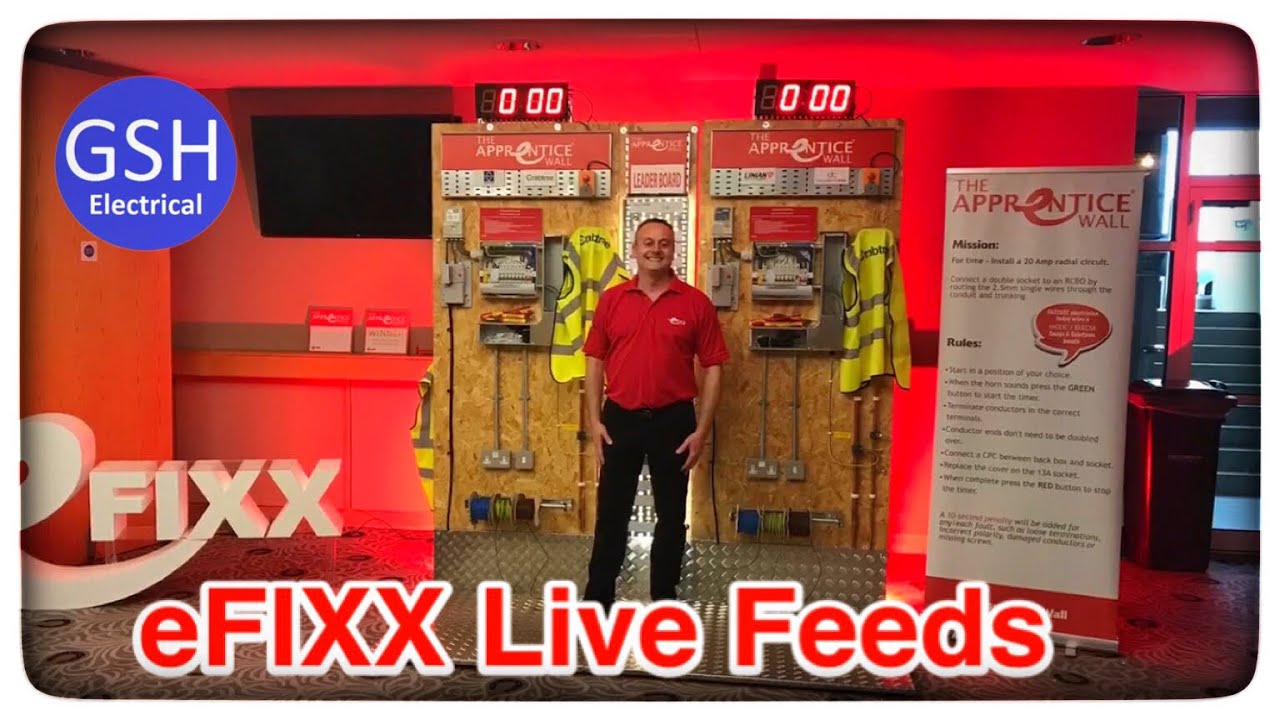 On Tour with eFIXX Live Feeds Evening Events for Electricians all Across the UK