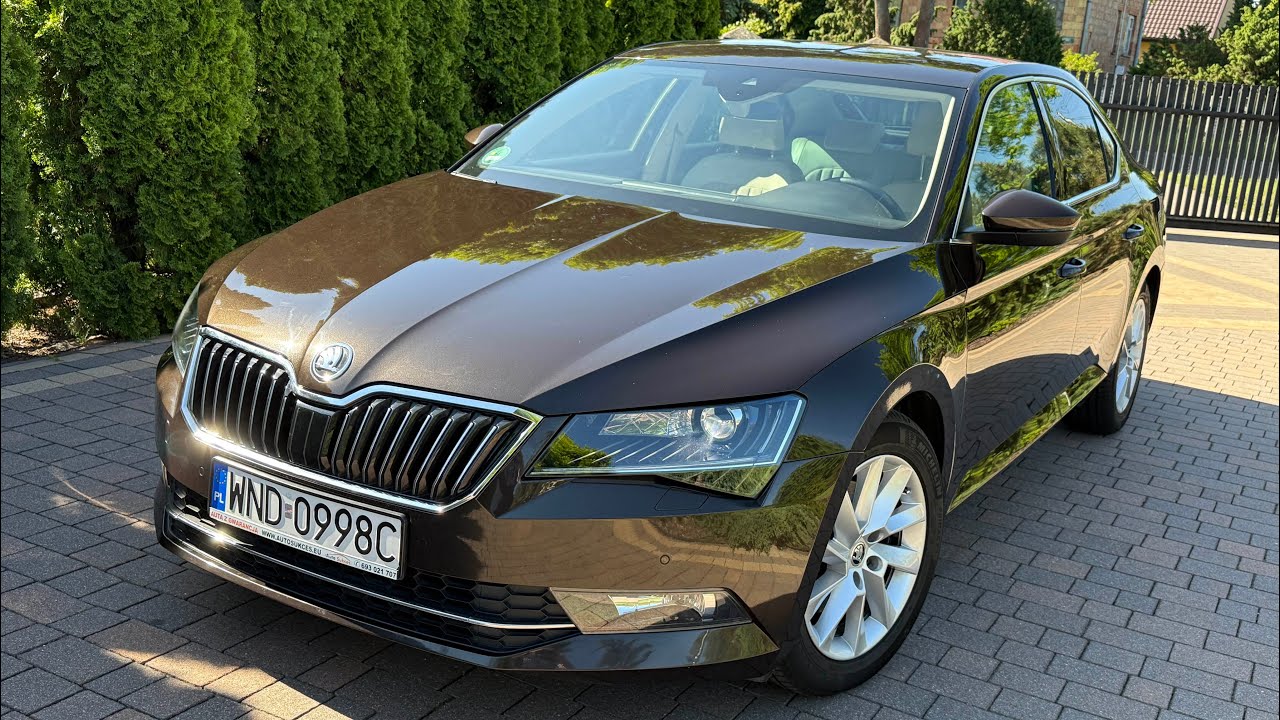 Skoda Superb 2019 1.5TSI Akantara Nawigacja Discover Pro Prezentacja Video od Auto-Sukces