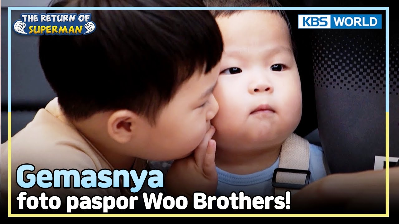 [IND/ENG] Eunwoo bantu Jungwoo buat foto paspor?! | The Return of Superman | KBS WORLD TV 241020