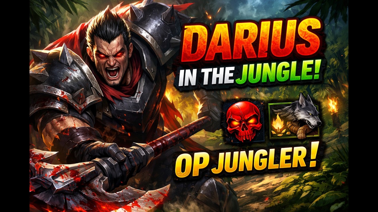 DARIUS JUNGLE IS ACTUALLY BROKEN?! (FREE WINS)