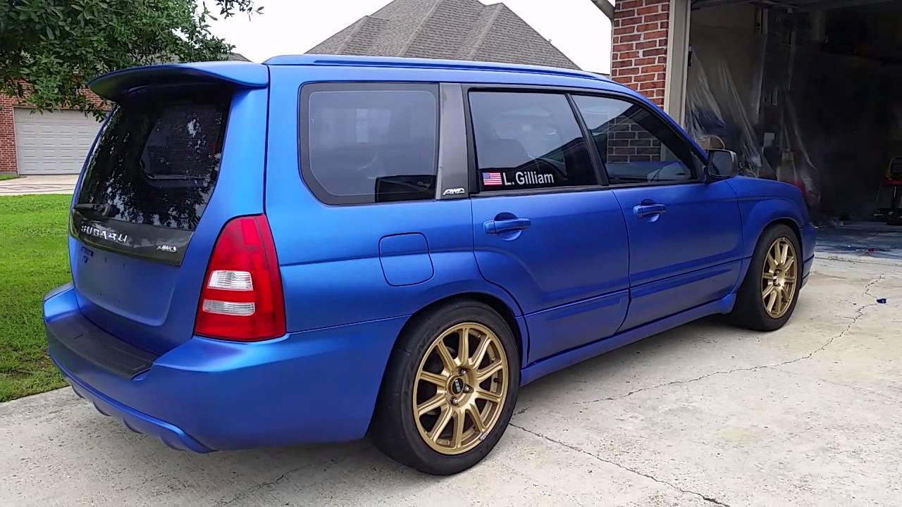 World rally blue plastidip 2004 forester XT