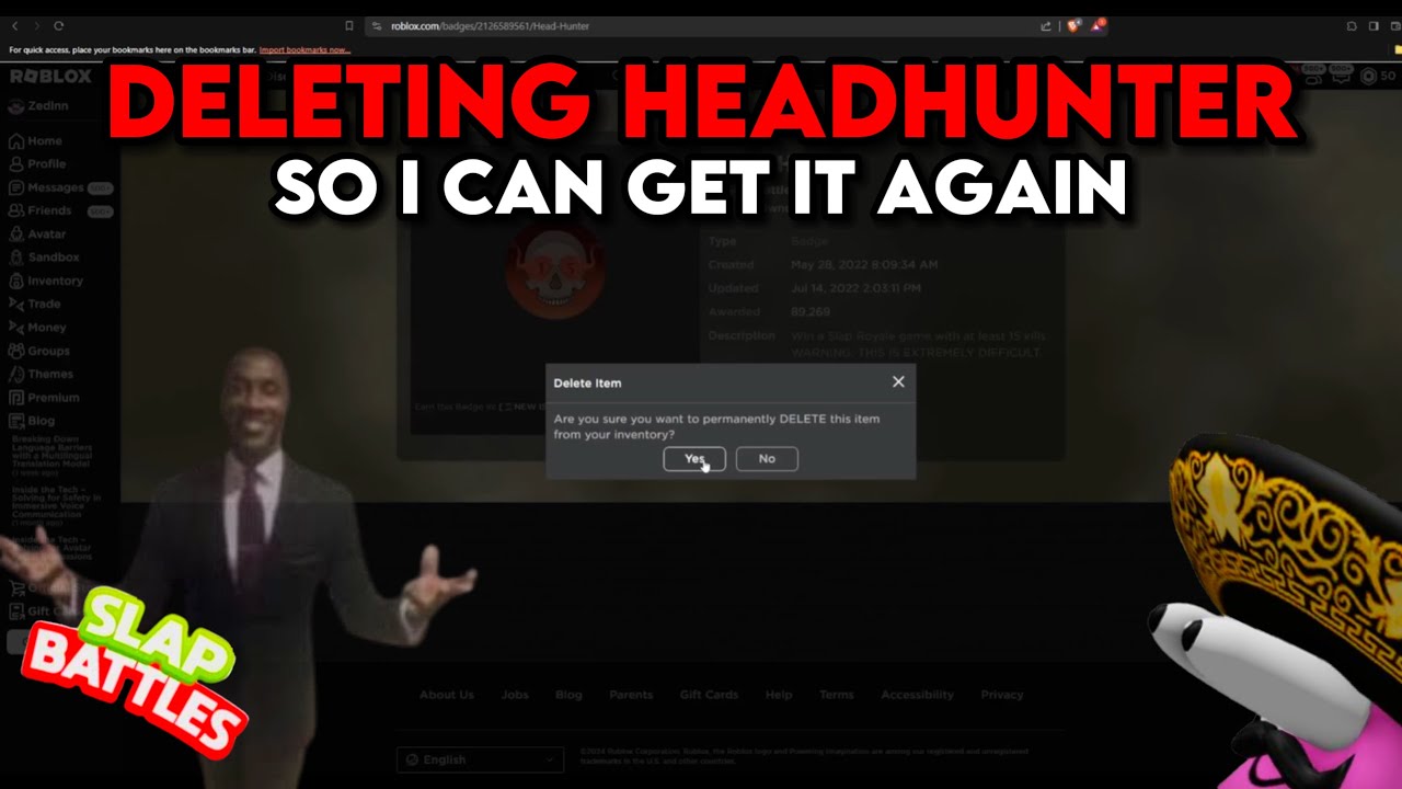Deleting Headhunter so I can get it again