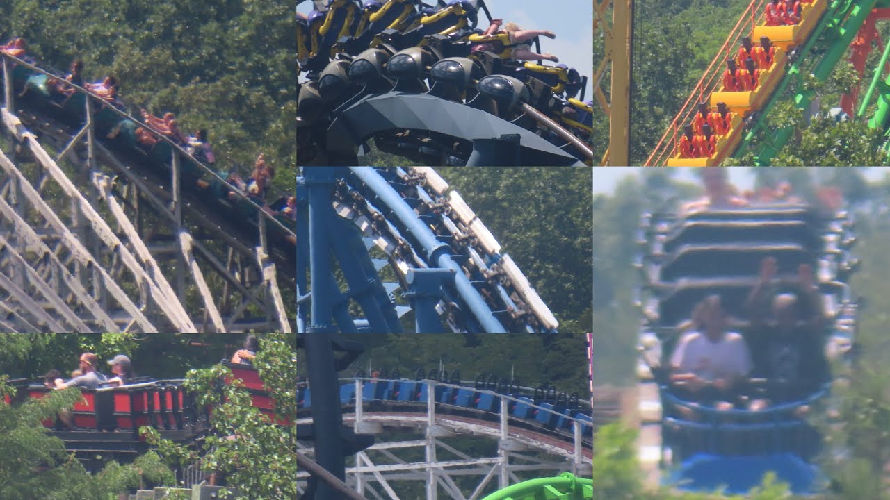 Six Flags St. Louis 7-23-2025 Coaster Footage (No Copyright)