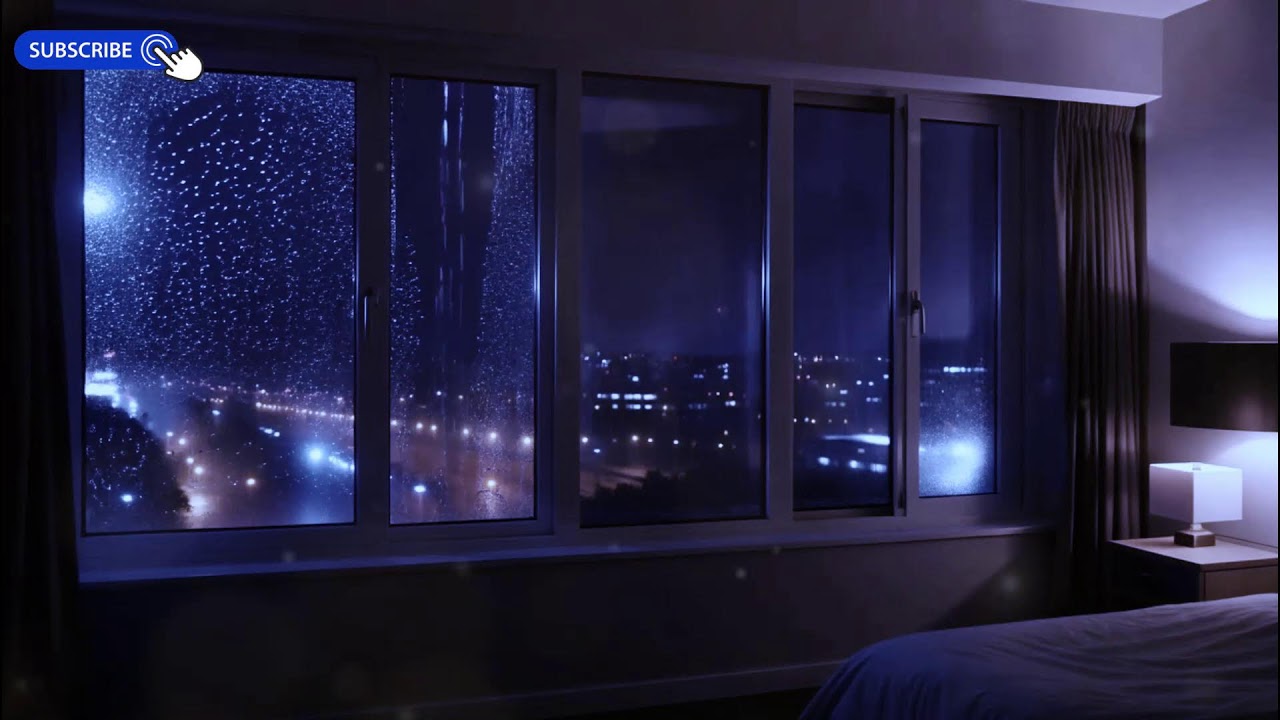 Rain Sounds at Night 10 Hours 🌙 Anxiety & Stress Relief