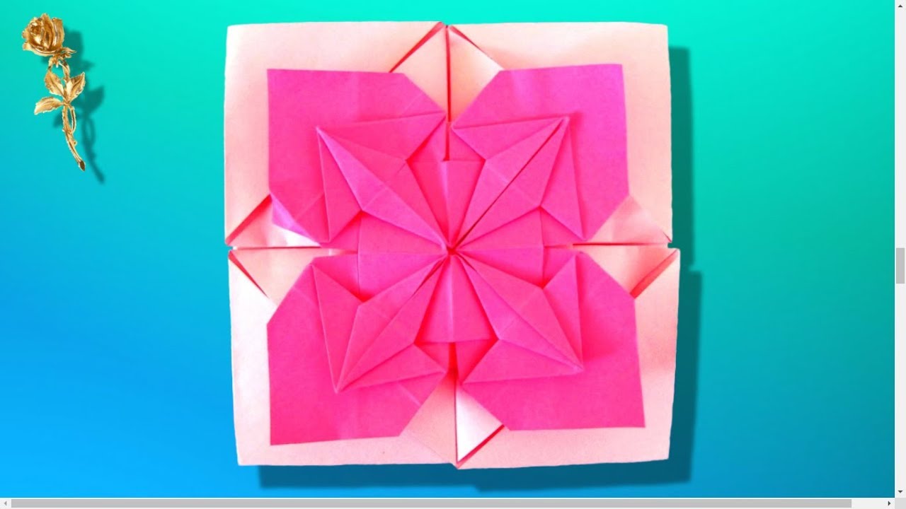 Origami : 💌 Carte de vœux-enveloppe 