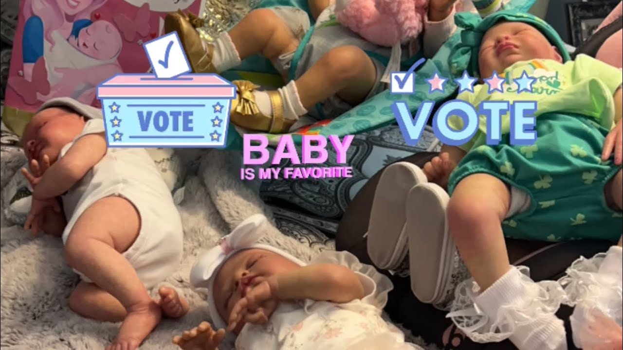 REBORN BABY GIVEAWAY! Vote for you favorite! Subscribe and comment to win!🎉