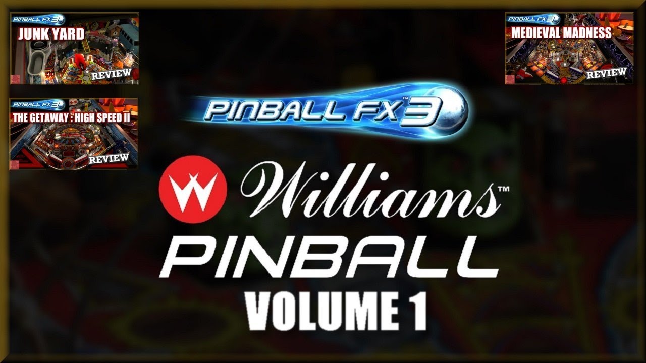 Pinball FX3 - Williams Pinball Vol 1 - Roundup - PS4 - with Commentary !!