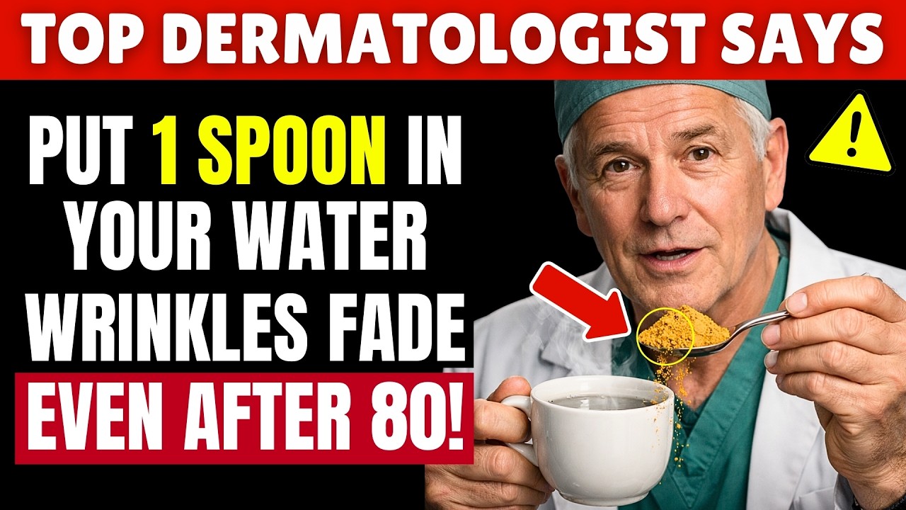 STOP Drinking Plain Water! Add THIS to Boost Collagen, Firm Skin & Smooth Wrinkles | Senior Health