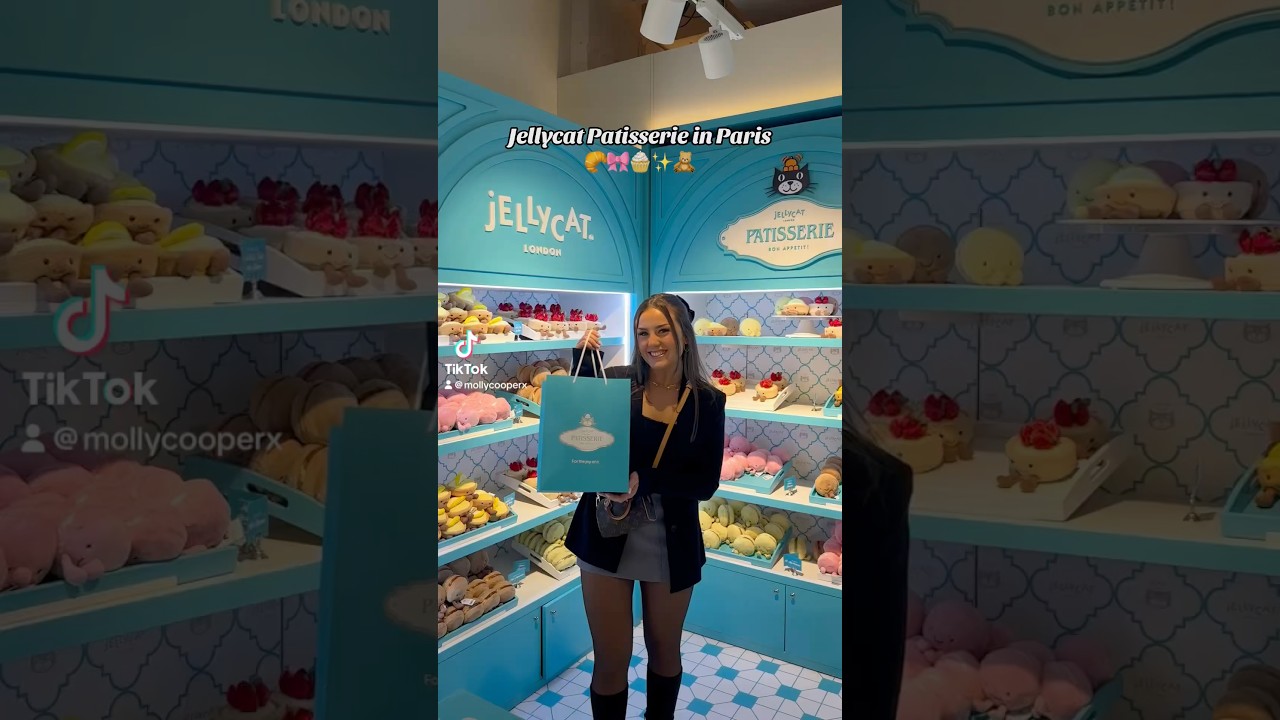 JELLYCAT PATISSERIE! A MUST DO IN PARIS🥐💖🧁🧸🤯 