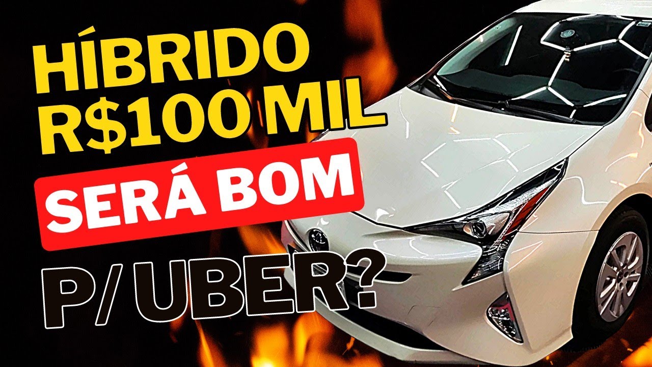 🤔 O Carro H&iacute;brido MAIS ECON&Ocirc;MICO DO BRASIL &eacute; bom para Uber? Toyota Prius