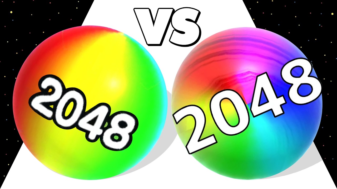 BALL RUN 2048 /vs/ MERGE RUN 2048 &infin; ASMR Gameplay Android iOS ✦ Ball Run 3D Merge Master Gameplay