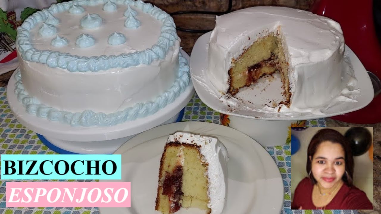 Como hacer un  BIZCOCHO ESPONJOSO BASICO