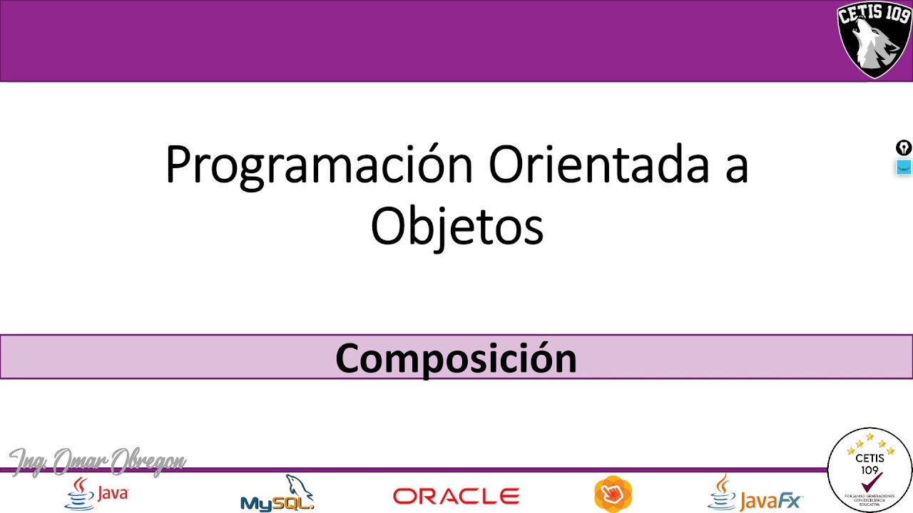 Composición - Programación Orientada a Objetos en Java