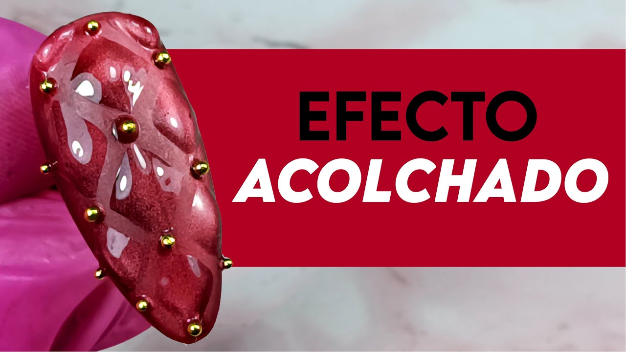 Pobando EFECTO ACOLCHADO | Diseño de uñas Paso a paso