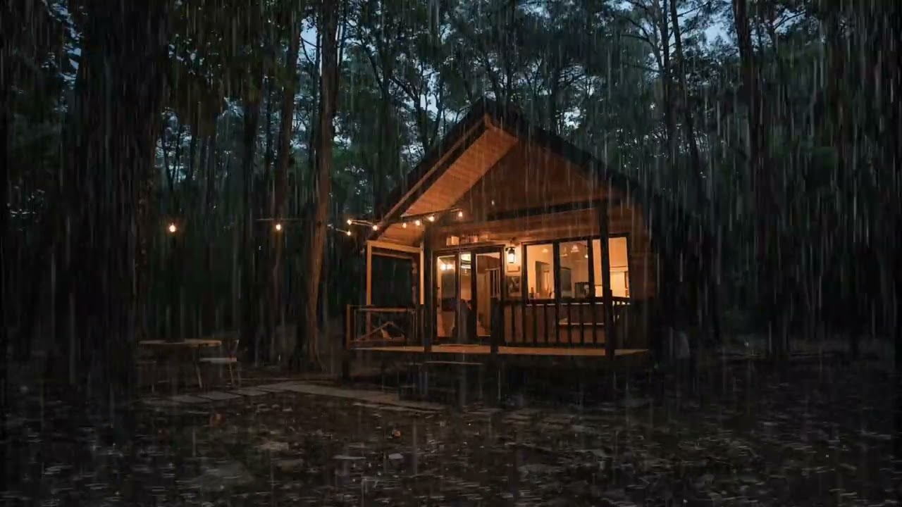 💤 Nonstop Rain Sounds All Night – Perfect Background for Sleeping