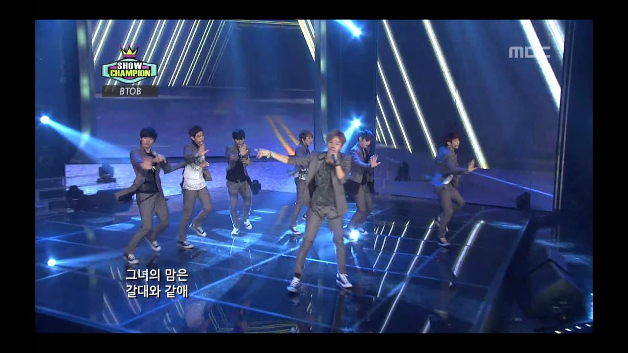 BTOB - I only know love, 비투비 - 사랑 밖엔 난 몰라, Show Champion 20121023