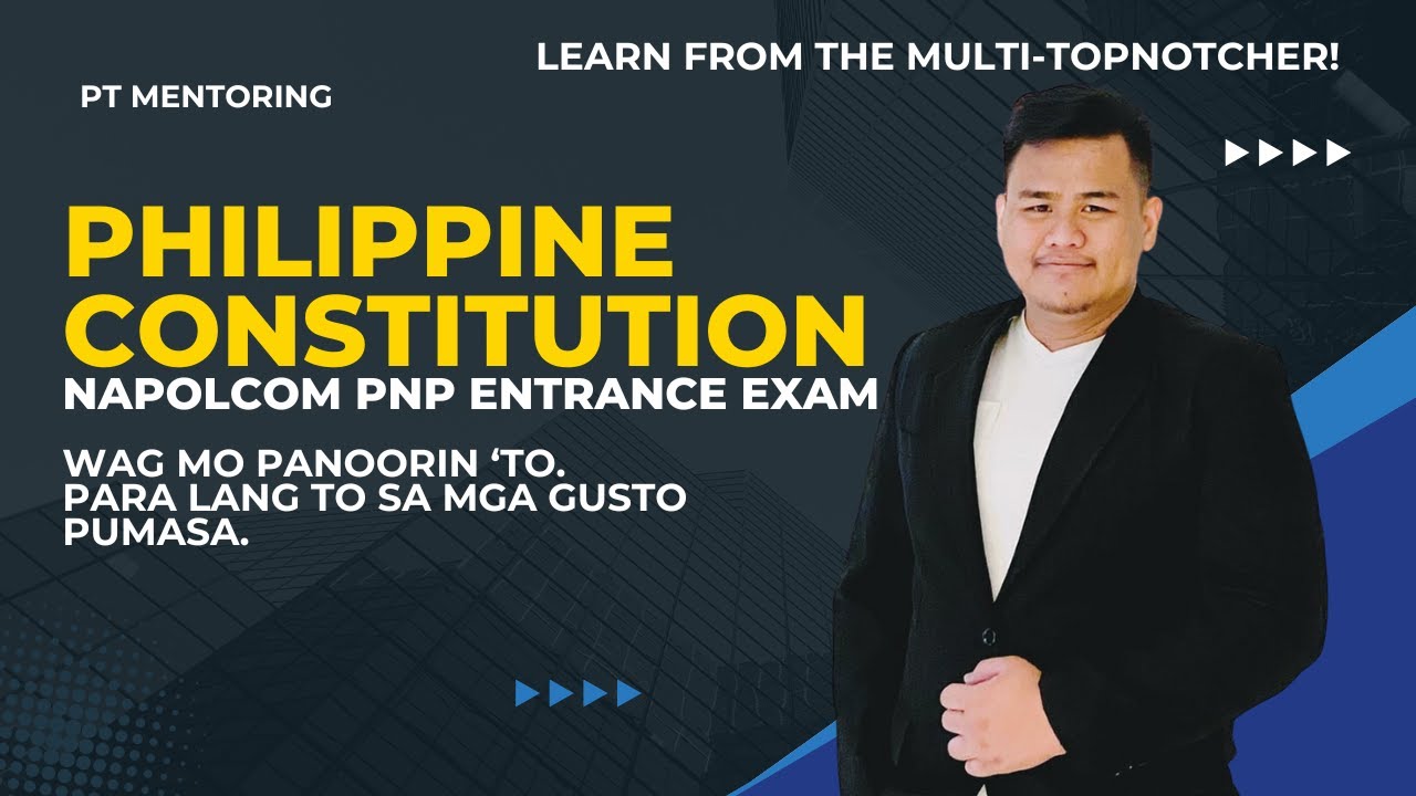 PHILIPPINE CONSTITUTION - NAPOLCOM EXAM 2025 [FREE REVIEW]