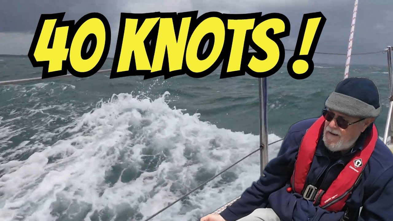 Forecast Said 30 Knots... We Got 40! (Heavy Weather Sailing)