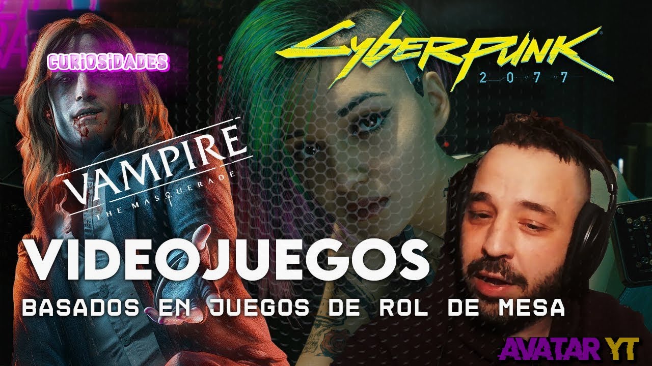 VIDEOJUEGOS basados en juegos de ROL de mesa, juegos de tablero y LIBROS
