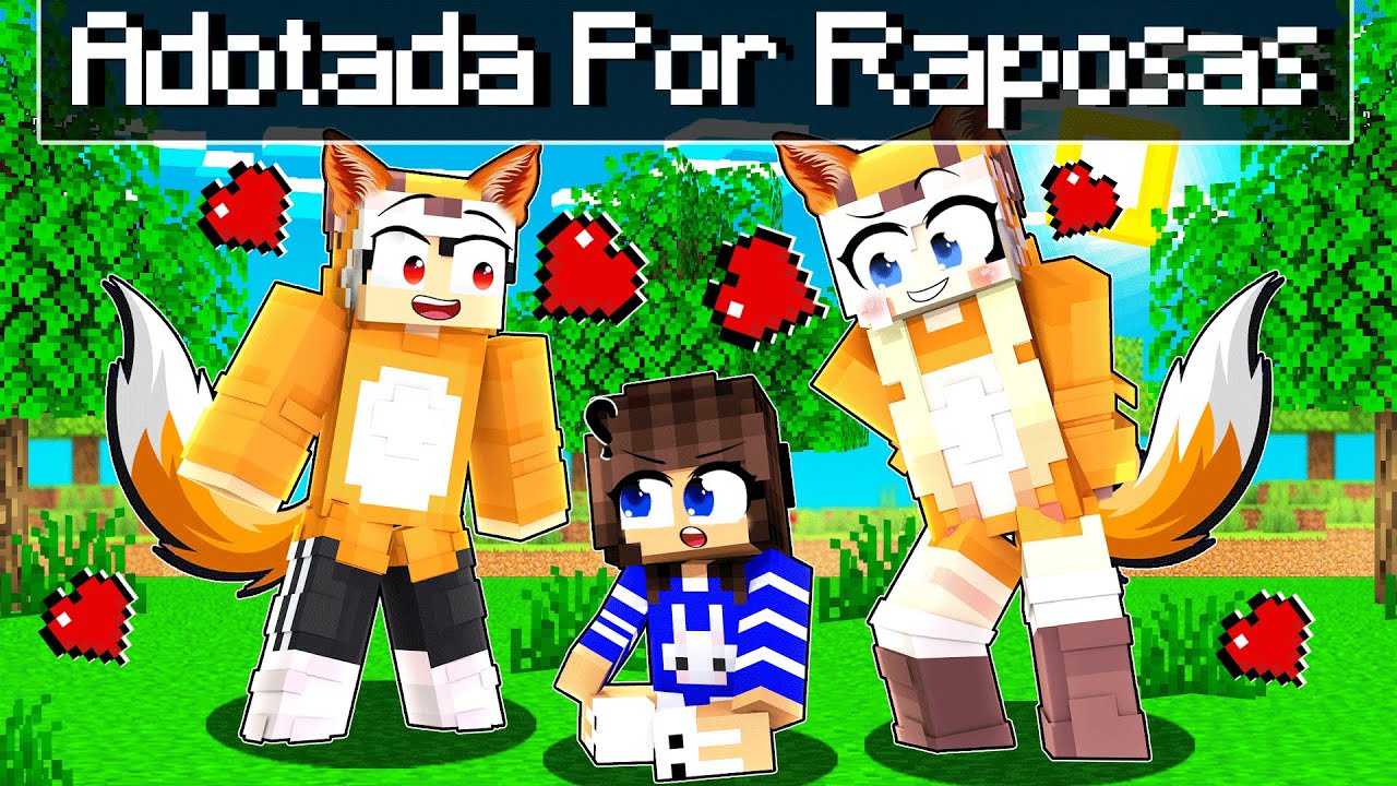 MIIKA FOI ADOTADA POR RAPOSAS no Minecraft ◂Miika▸