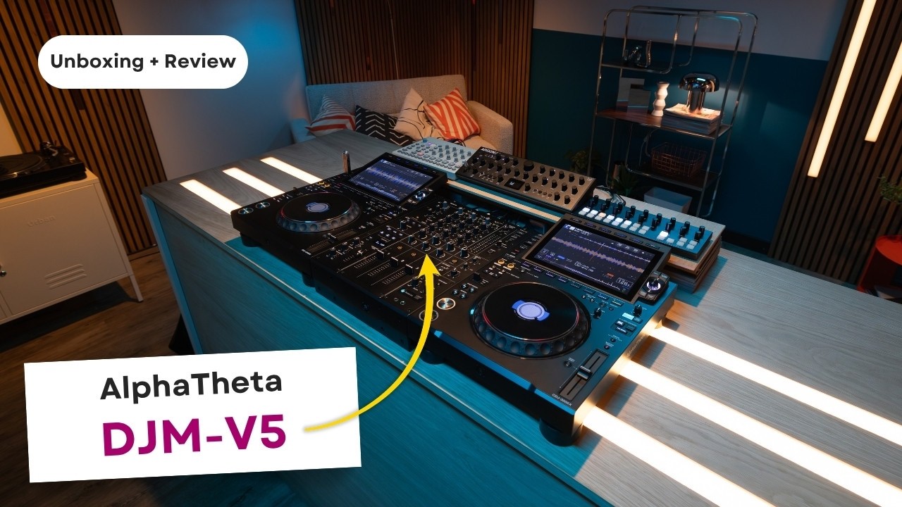 AlphaTheta DJM-V5: el sonido V10 en 3 canales. Unboxing + Review + Prueba