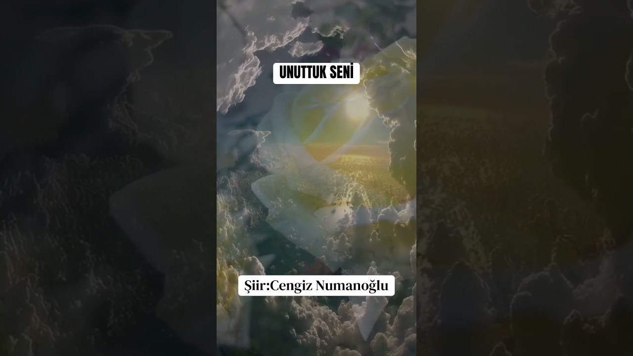 UNUTTUK SENİ… bir Cengiz Numanoğlu şiiri…yorum:ikra