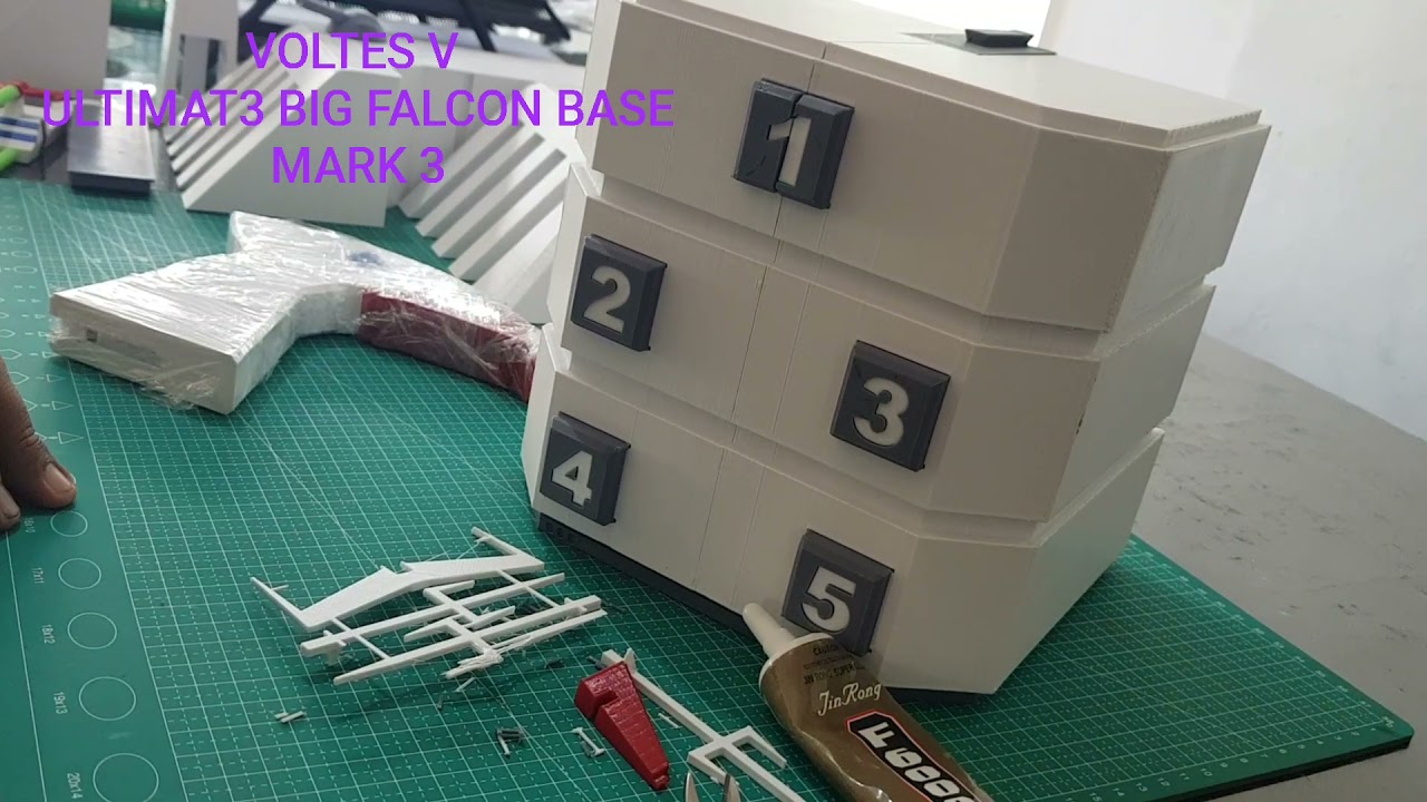 DIY NOT Big Falcon Base for GX-31 Voltes V Soul of Chogokin Mini Action NOT for DX