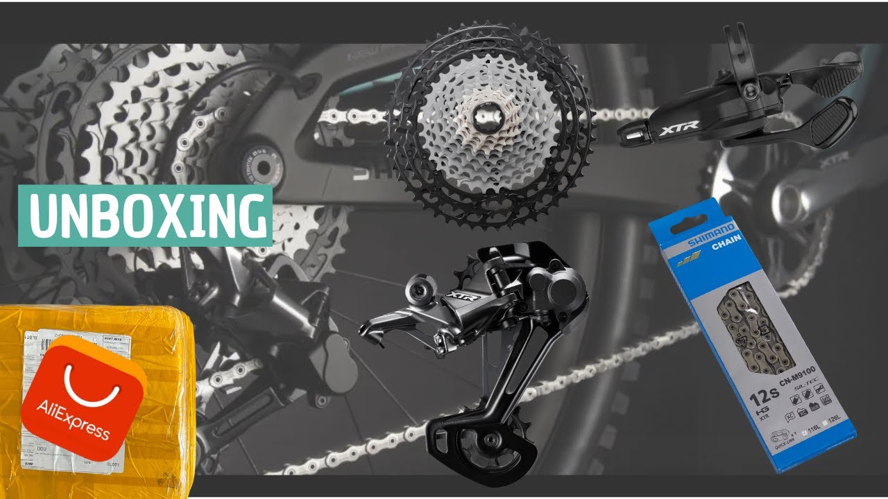UNBOXING transmisión SHIMANO XTR M9100 1x12 de AliExpress 🇨🇳 l Envío l Aduana l Precio ¿Es original?