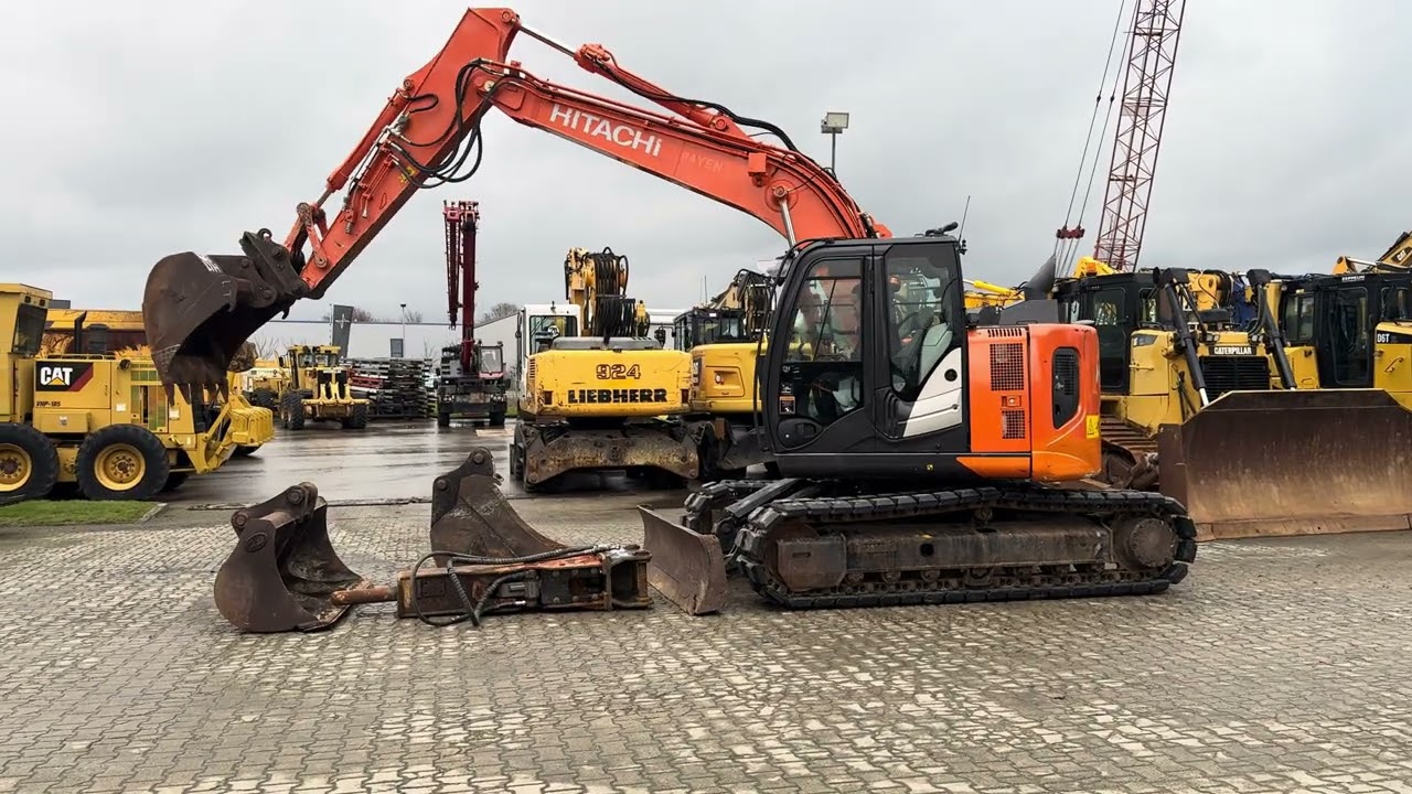 Hitachi Zaxis ZX135US-6 for sale with hammer! At www.lamersmachinery.com