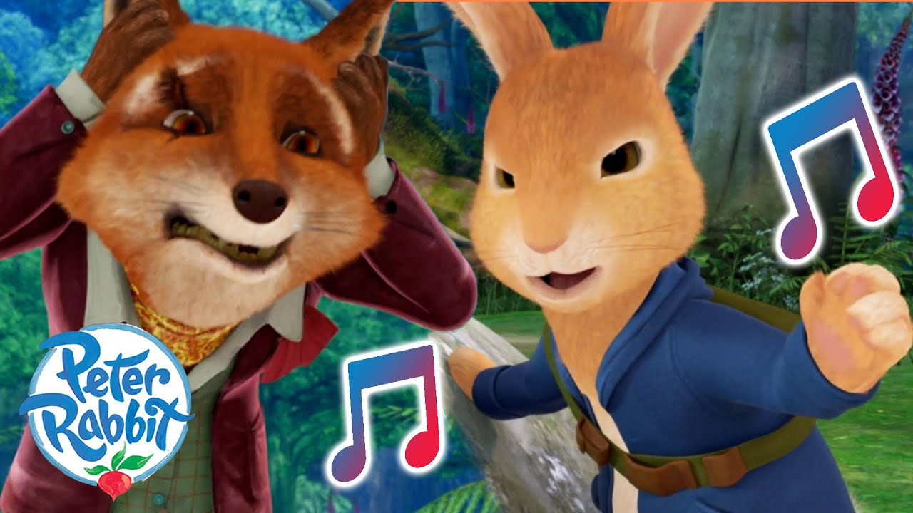 @OfficialPeterRabbit- Peter's Musical Mischief Saves the Day 🎵💥 | Make Music Day | Cartoons for Kids