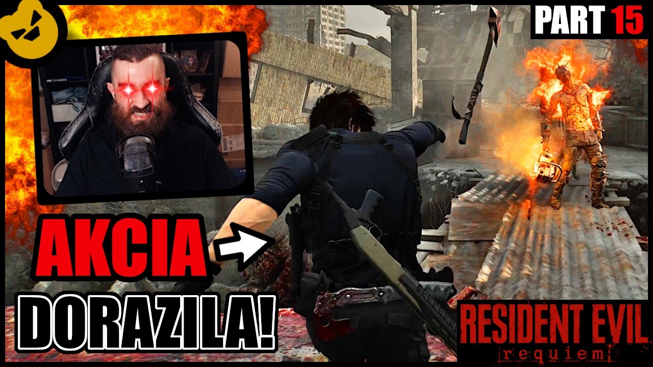 PARÁDNA ZOMBIE AKCIA!!! [ Resident Evil REQUIEM ] 15