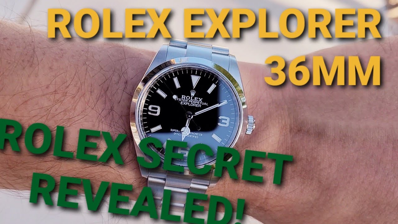 ROLEX EXPLORER 36MM SECRET REVEALED! 124270 vs 114270
