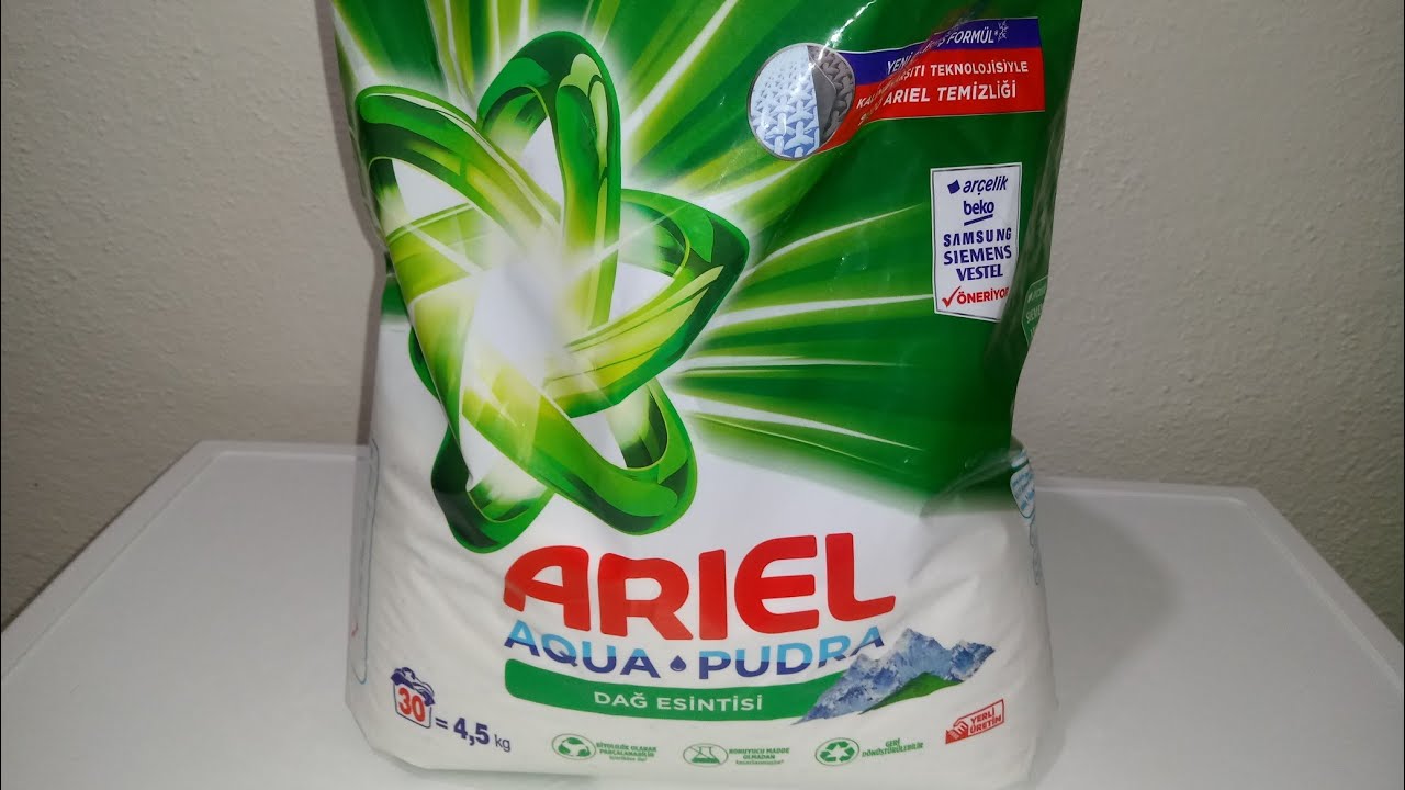 Curtain Washing with Ariel Mountain Spring Powder Detergent | Inspired by @fegermany2413