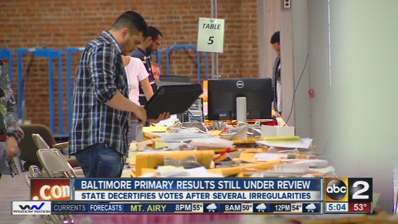 Baltimore election results still under review