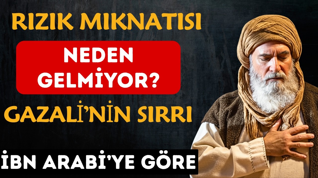 İmam Gazali: Rızkı Kesilenler İçin Manevi Mıknatıs Sırları