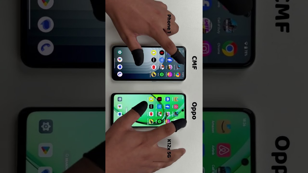 CMF Phone 1 vs Oppo K12x 5G Speed Test highlight