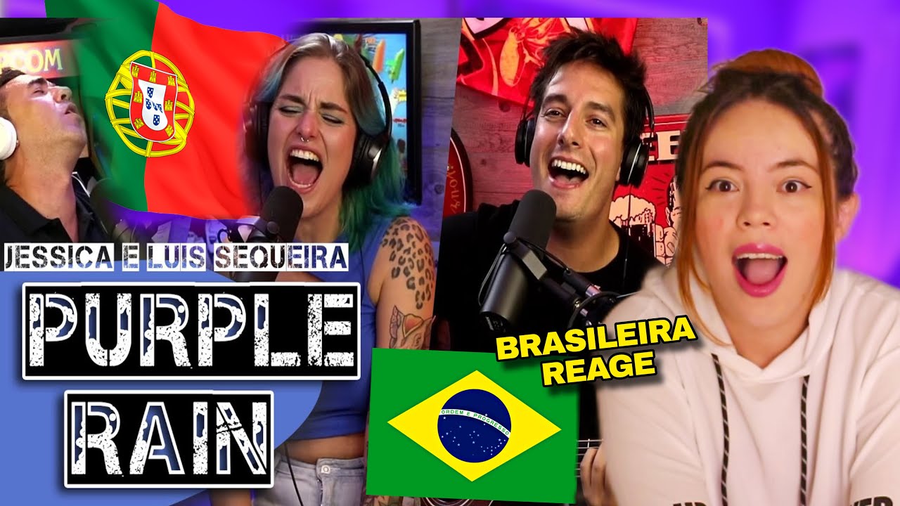 Brasileira Reage: Jessica Cipriano e Luis Sequeira - Versão Maravilhosa de Purple Rain! 🇧🇷🎶