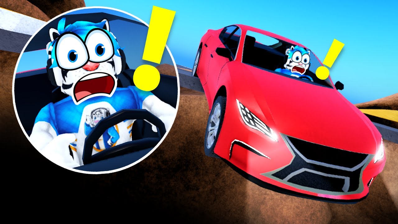 Kørte 200km/t Ned i DYBT Krater! (Roblox)