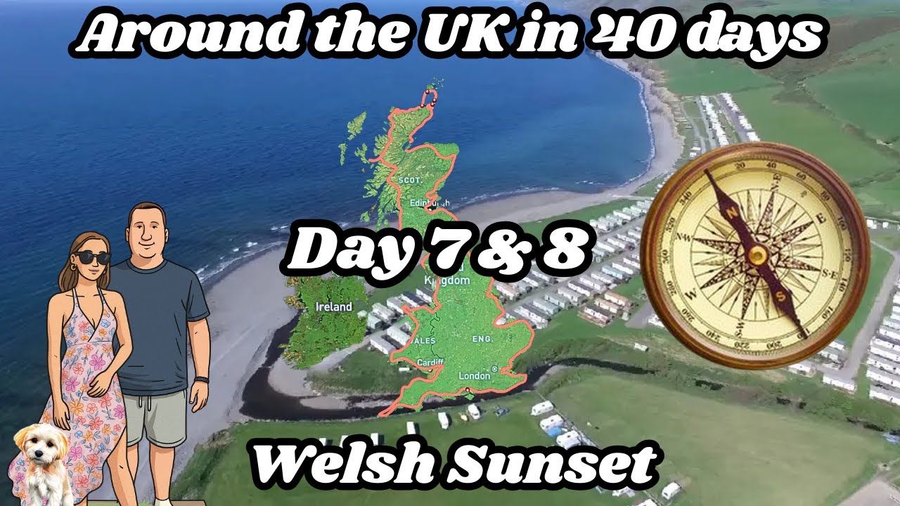 Motorhome Around the UK in 40 days - Day 7 & 8 - pembrey Country Park & Pengarreg Caravan Park Wales