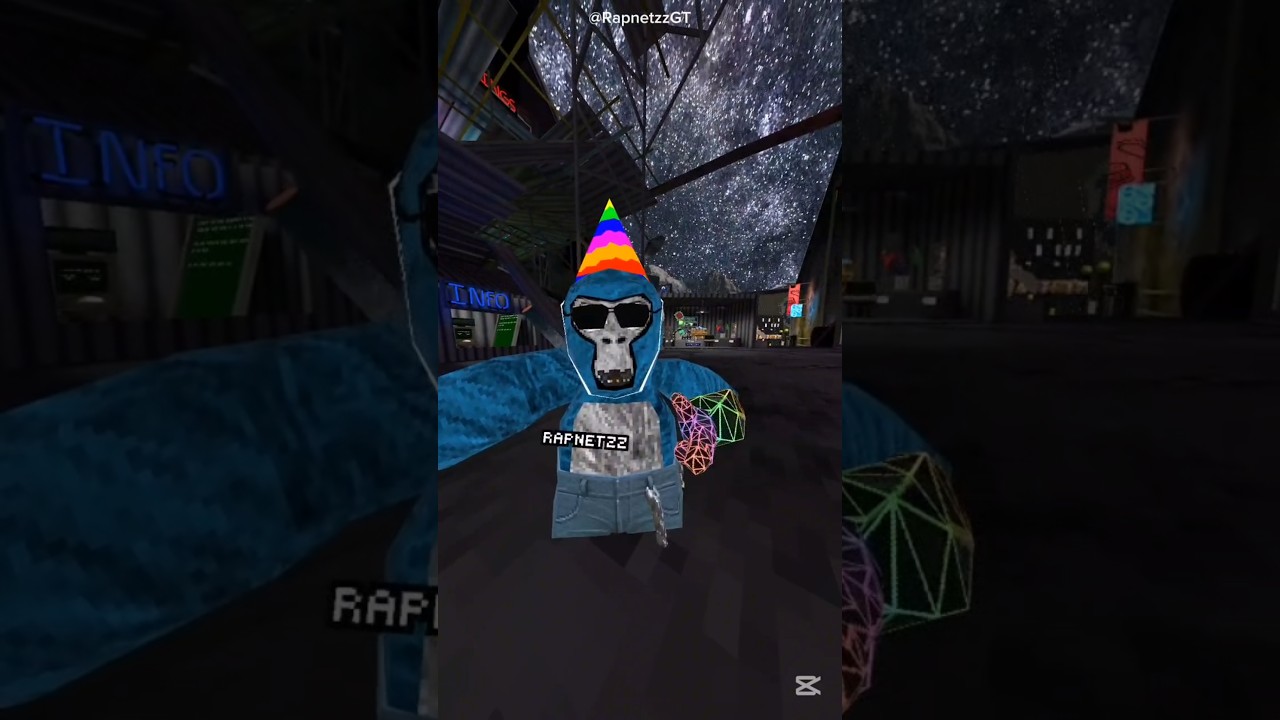 Мой день рождения!🥳 с участием Груга (30ris) #gorillatag #gtag #vr #shorts