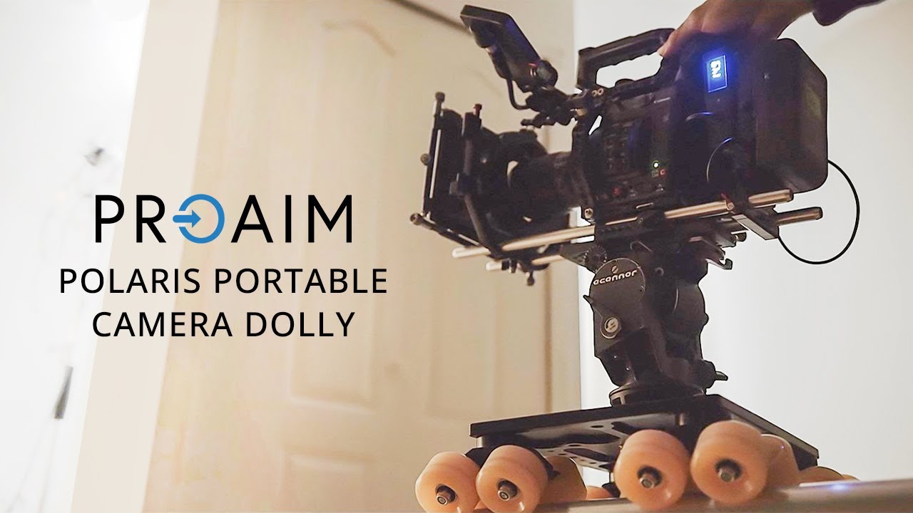 Proaim Polaris Portable Camera Dolly with Universal Track Ends