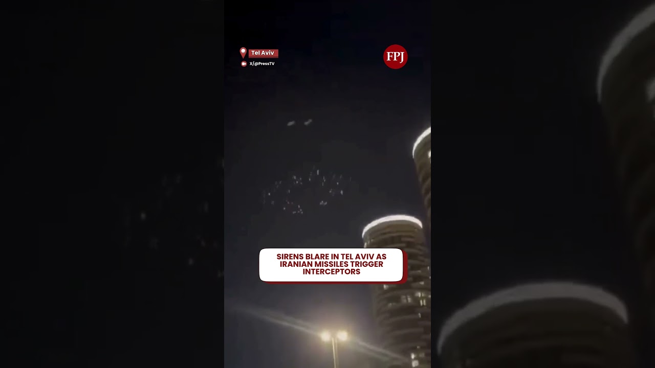 Ракеты над Тель-Авивом: сирены, перехватчики и паника на улицах.