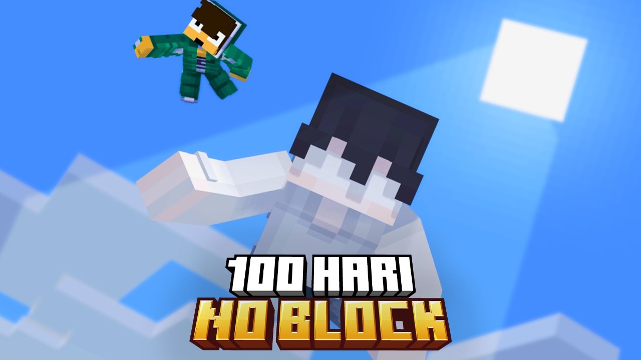 100 Hari di Minecraft No Block