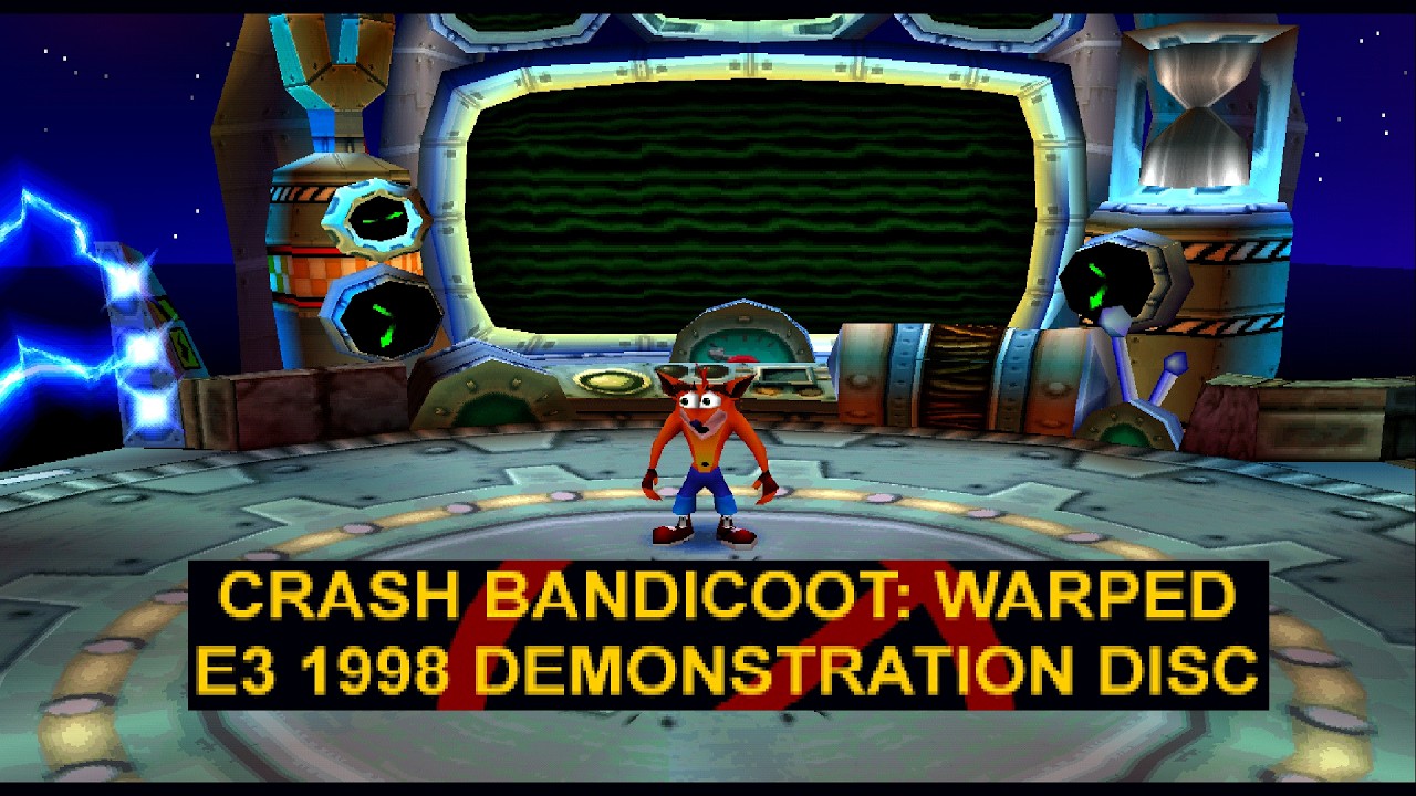Crash Bandicoot: Warped - E3 Demo (May 14, 1998 prototype) | Full Gameplay