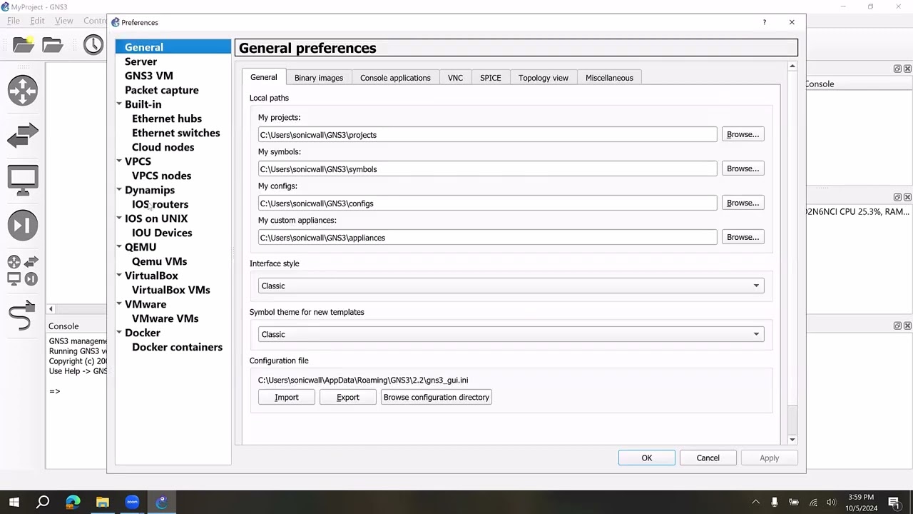 Cisco Router c7200 image download and import into GNS3