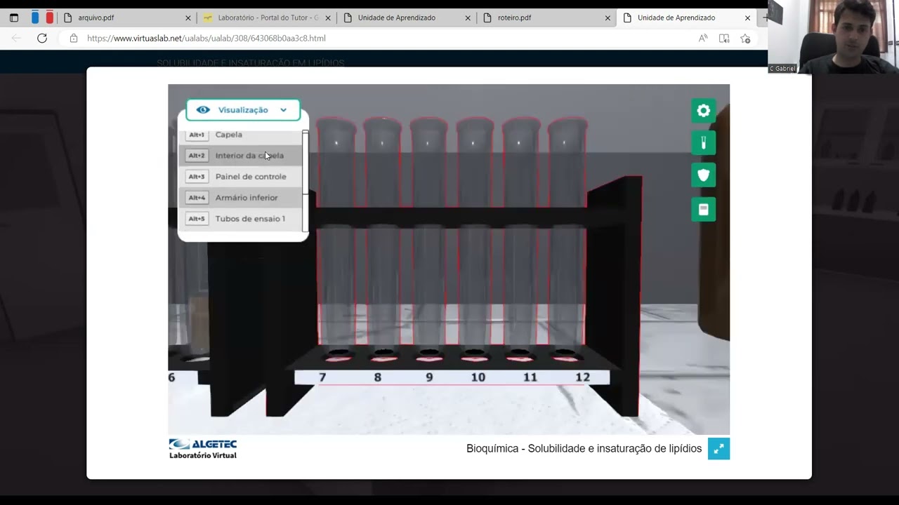 SOLUBILIDADE E INSATURAÇÃO DE LIPIDIOS