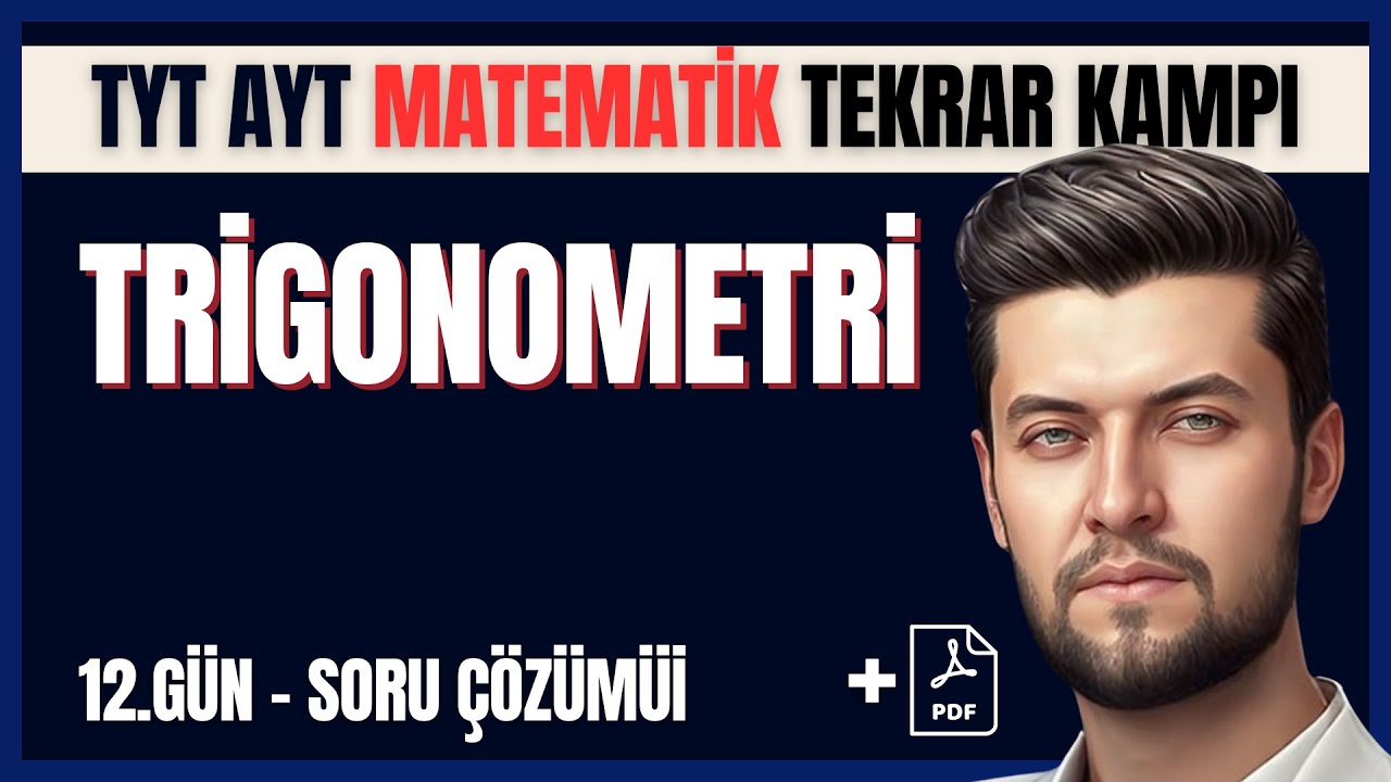 TYT AYT Matematik Tekrar Kampı | 12.Gün | Trigonometri Soru Çözümü #tyt #ayt